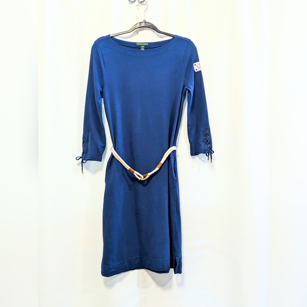 Ralph Lauren - Lauren Jeans Co. Navy Blue Nautical Dress, XS